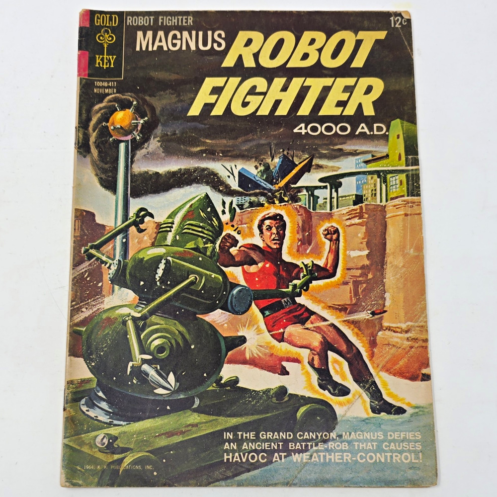 Gold Key Magnus Robot Fighter 4000 A.D. #1 1964 Silver Age Sci-Fi Russ Manning